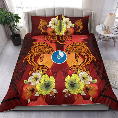 Yap Custom Personalised Bedding Sets - Tribal Tuna Fish