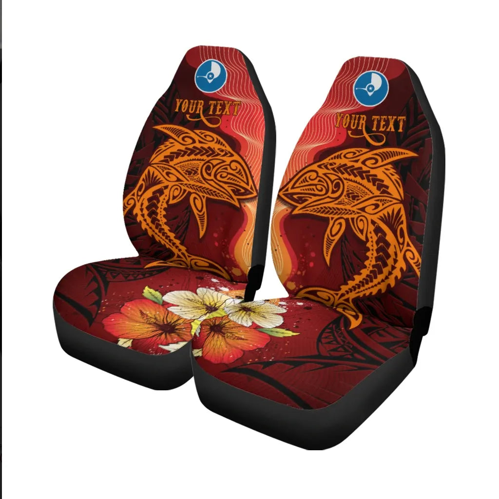 Yap Custom Personalised Car Seat Covers - Tribal Tuna Fish