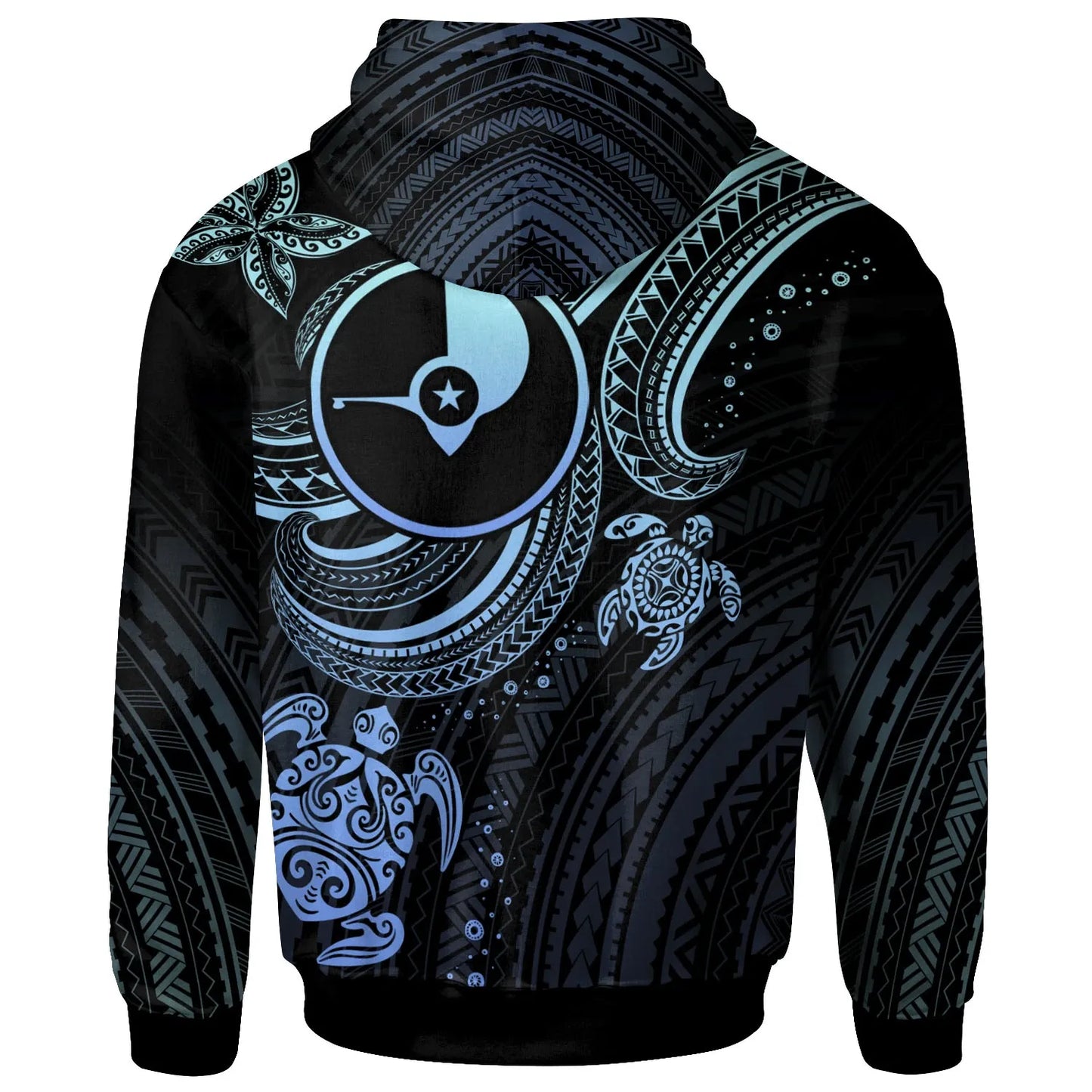 Yap Custom Personalised Hoodie - Blue Turtle