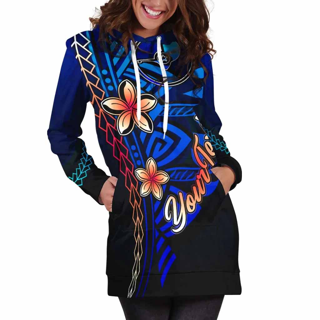 Yap Custom Personalised Hoodie Dress - Vintage Tribal Mountain