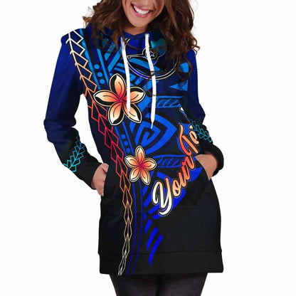 Yap Custom Personalised Hoodie Dress - Vintage Tribal Mountain