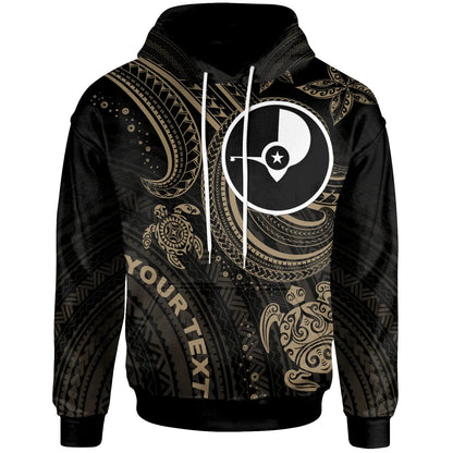 Yap Custom Personalised Hoodie - Gold Turtle