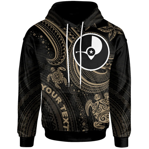 Yap Custom Personalised Hoodie - Gold Turtle