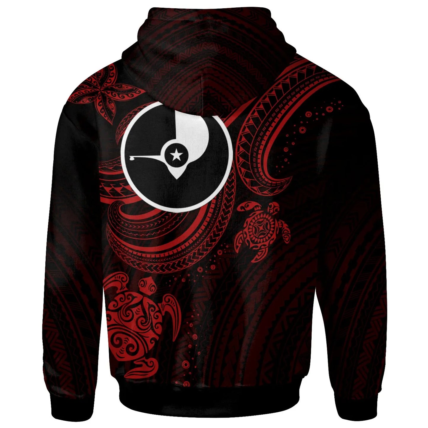Yap Custom Personalised Hoodie - Red Turtle
