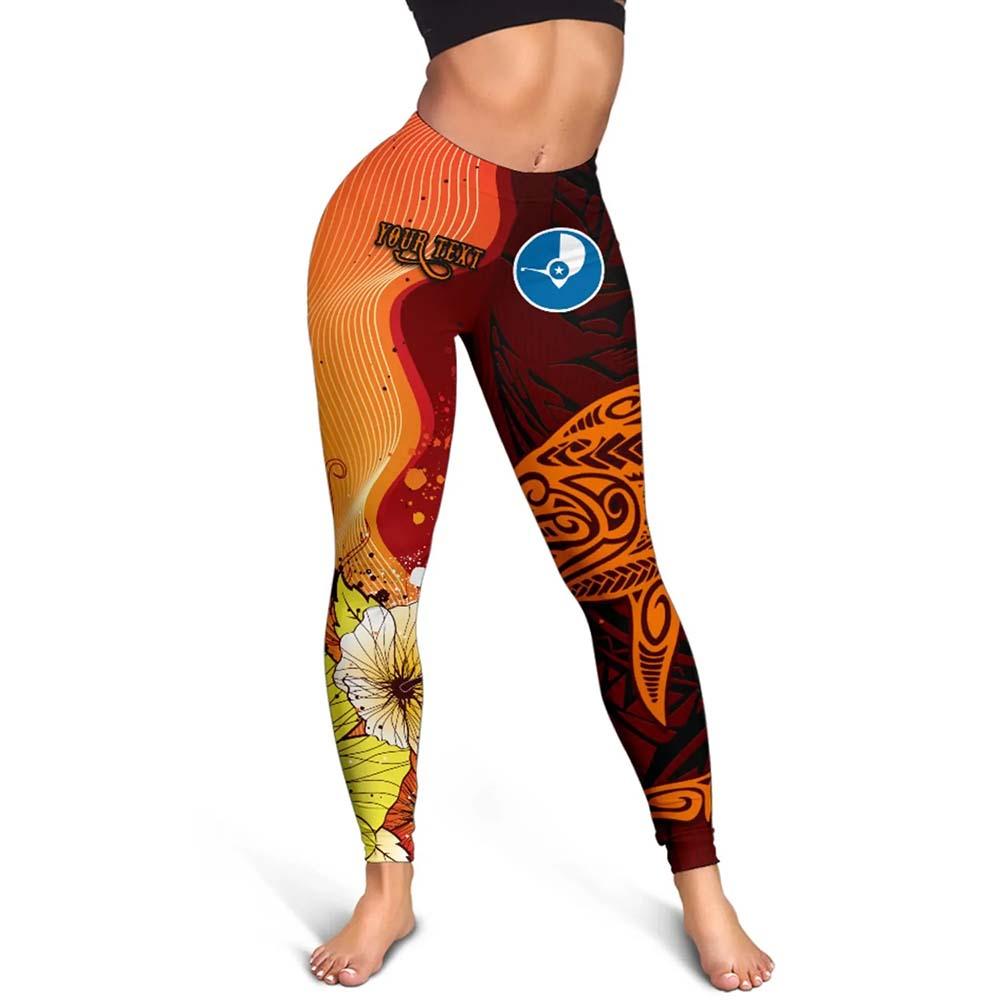 Yap Custom Personalised Legging - Tribal Tuna Fish