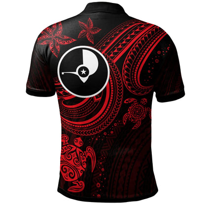 Yap Custom Personalised Polo Shirt - Red Turtle