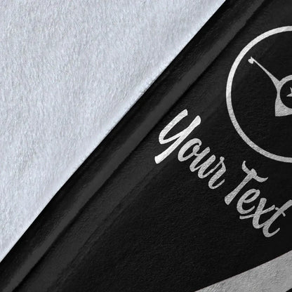 Yap Custom Personalised Premium Blanket - White Polynesian Tentacle Tribal Pattern