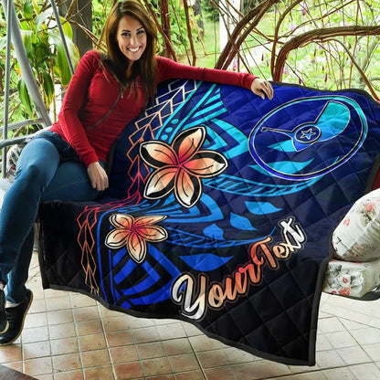 Yap Custom Personalised Premium Quilt - Vintage Tribal Mountain