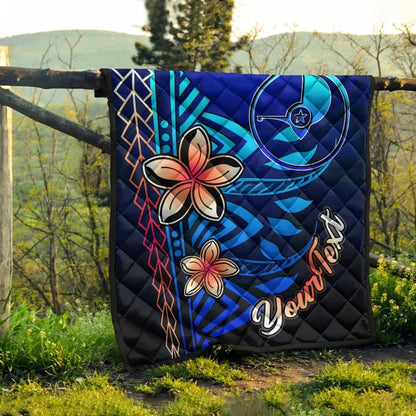 Yap Custom Personalised Premium Quilt - Vintage Tribal Mountain