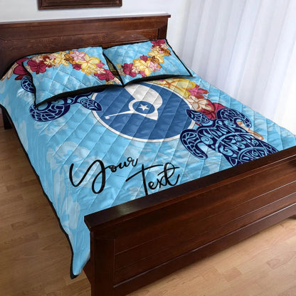 Yap Custom Personalised Quilt Bed Set - Tropical Style