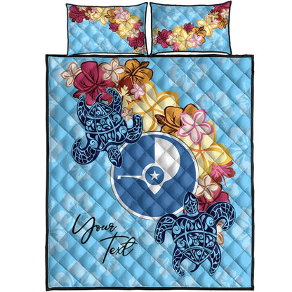 Yap Custom Personalised Quilt Bed Set - Tropical Style