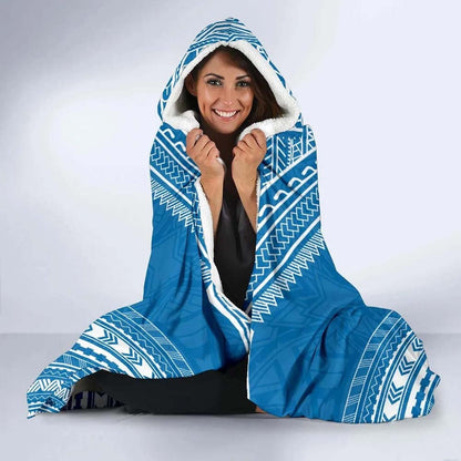 Yap Flag Polynesian Chief Hooded Blanket