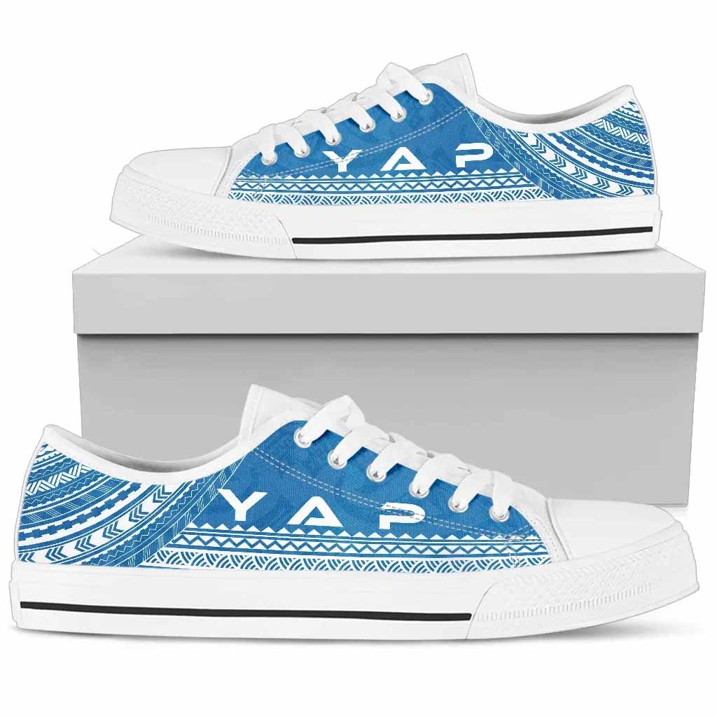 Yap Low Top Shoes - Polynesian Flag Chief Version