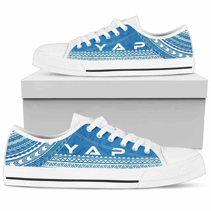 Yap Low Top Shoes - Polynesian Flag Chief Version