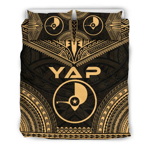 Yap Polynesian Chief Duvet Cover Set - Gold Version
