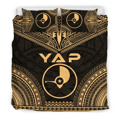 Yap Polynesian Chief Duvet Cover Set - Gold Version
