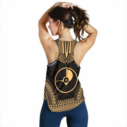 Yap Women Racerback Tank - Polynesian Chief Gold Version