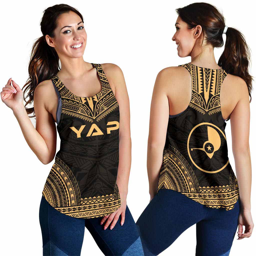 Yap Women Racerback Tank - Polynesian Chief Gold Version