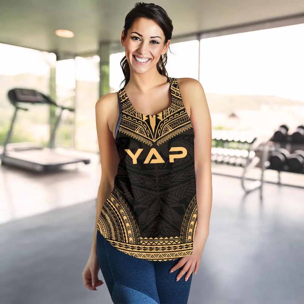 Yap Women Racerback Tank - Polynesian Chief Gold Version
