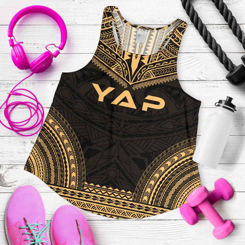 Yap Women Racerback Tank - Polynesian Chief Gold Version