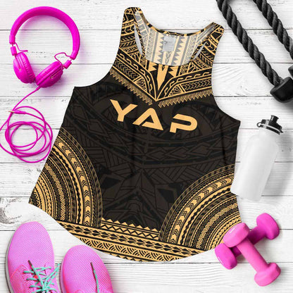 Yap Women Racerback Tank - Polynesian Chief Gold Version