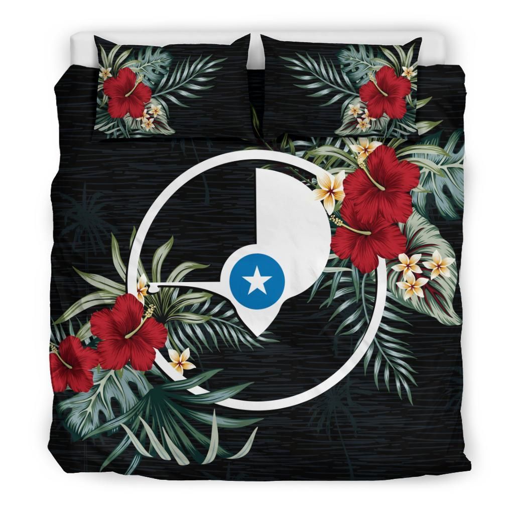 Yap Duvet Cover Set - Hibiscus Coat Of Arms