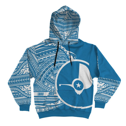 Yap Hoodie - Micronesia Patterns With Coat Of Arms