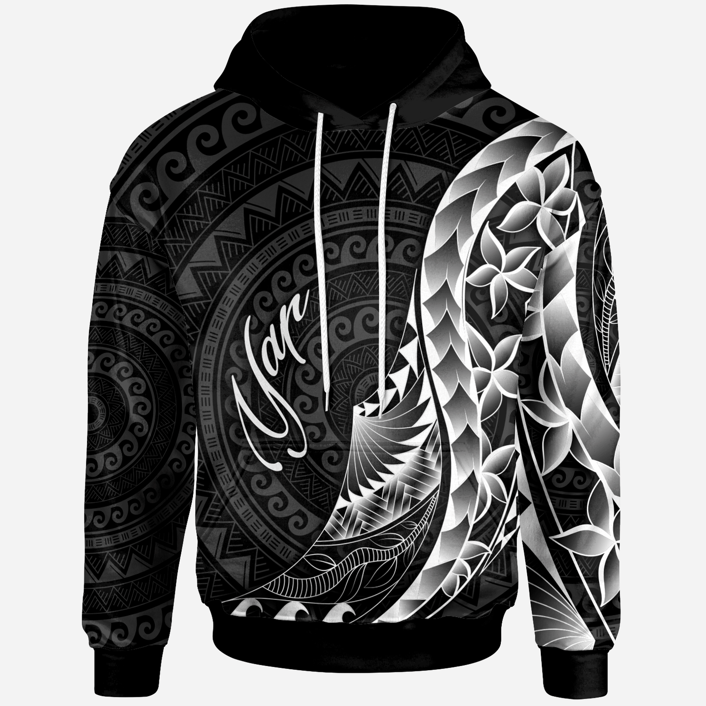 Yap Hoodie - Polynesian Pattern Style