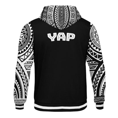 Yap Hoodie - Polynesian Special Black Style
