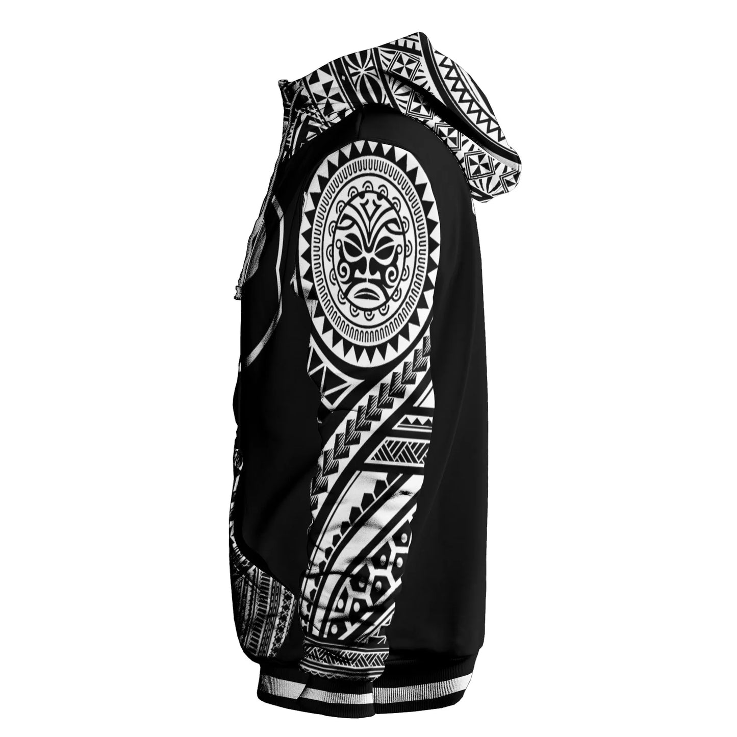Yap Hoodie - Polynesian Special Black Style