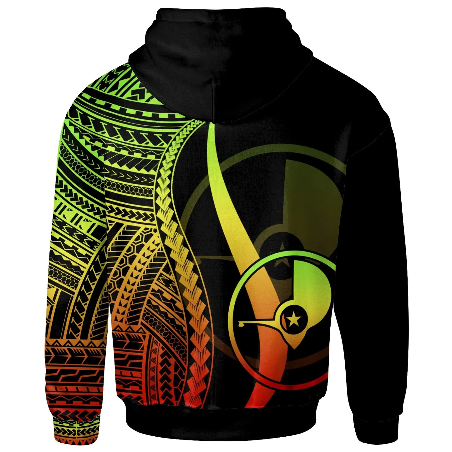 Yap Hoodie Reggae - Tentacle Tribal Pattern
