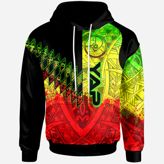 Yap Hoodie - Reggage Color Symmetry Style