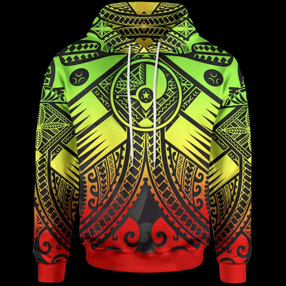 YAP Hoodie - Reggage Seal with Polynesian Tattoo