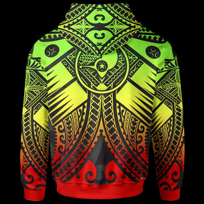 YAP Hoodie - Reggage Seal with Polynesian Tattoo
