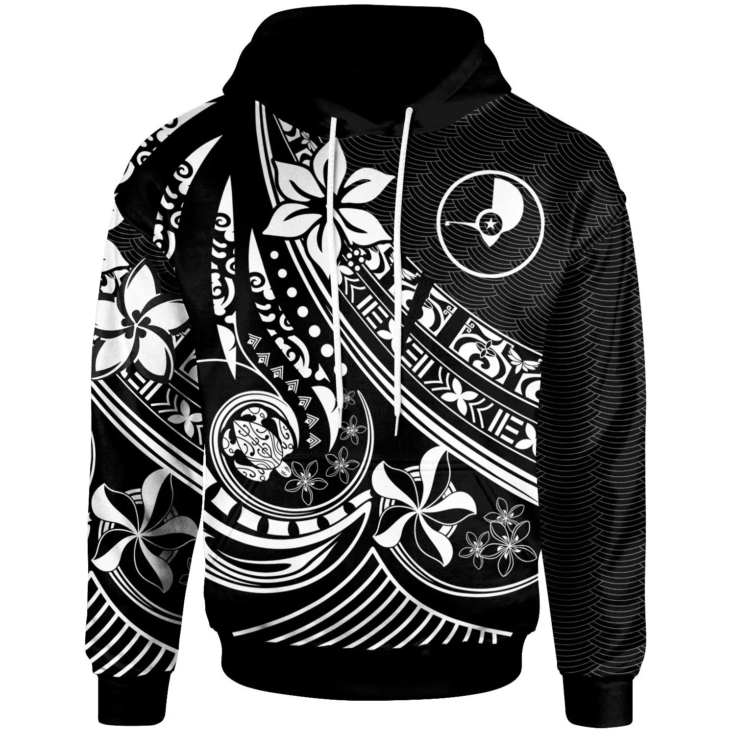Yap Hoodie - The Flow Of The Ocean White