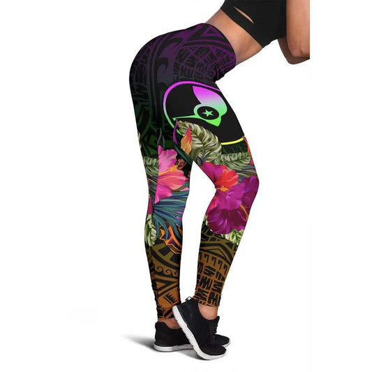 YAP Legging - Summer Hibiscus