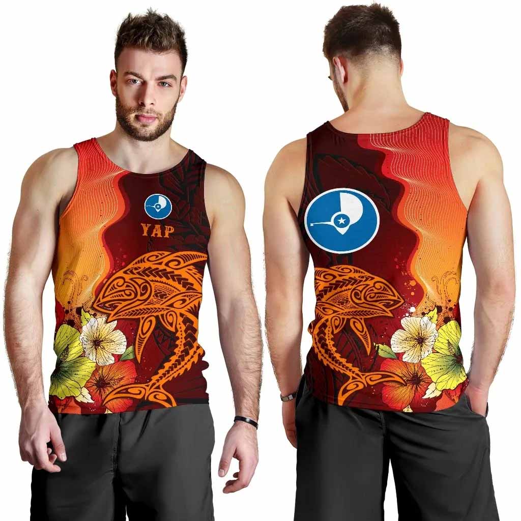 Yap Men Tank Top - Tribal Tuna Fish