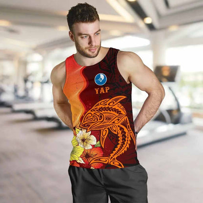Yap Men Tank Top - Tribal Tuna Fish