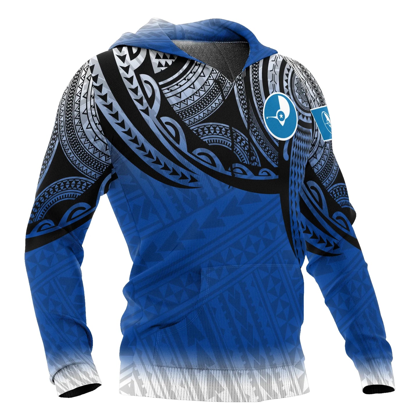 Yap Micronesia Hoodie - Tattoo Pattern