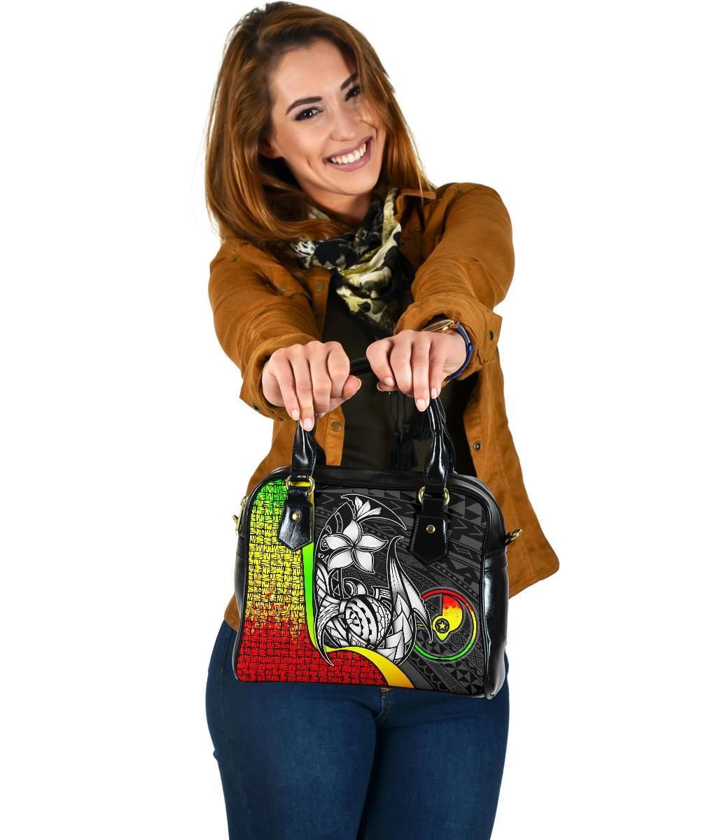 Yap Micronesia Shoulder Handbag Reggae - Turtle With Hook