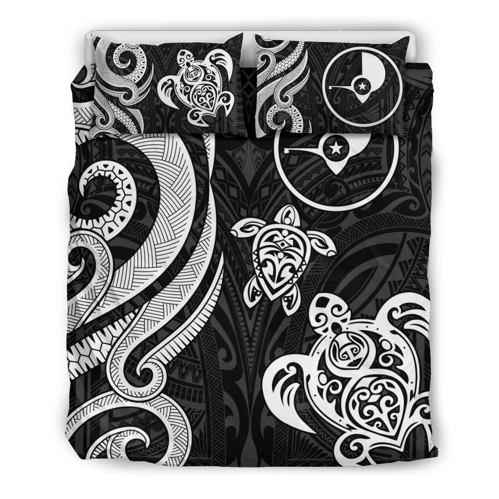 Yap Micronesian Bedding Set - White Tentacle Turtle