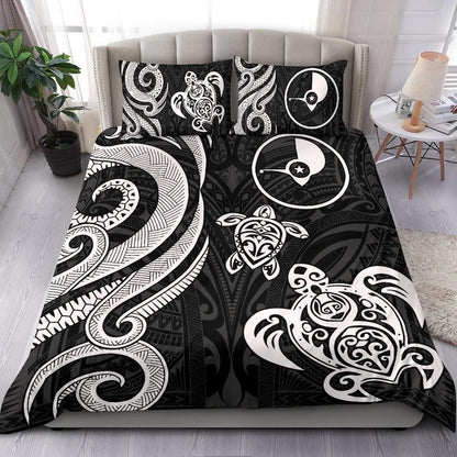 Yap Micronesian Bedding Set - White Tentacle Turtle