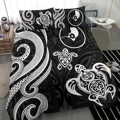 Yap Micronesian Bedding Set - White Tentacle Turtle