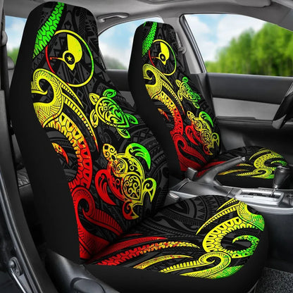 Yap Micronesian Car Seat Covers - Reggae Tentacle Turtle