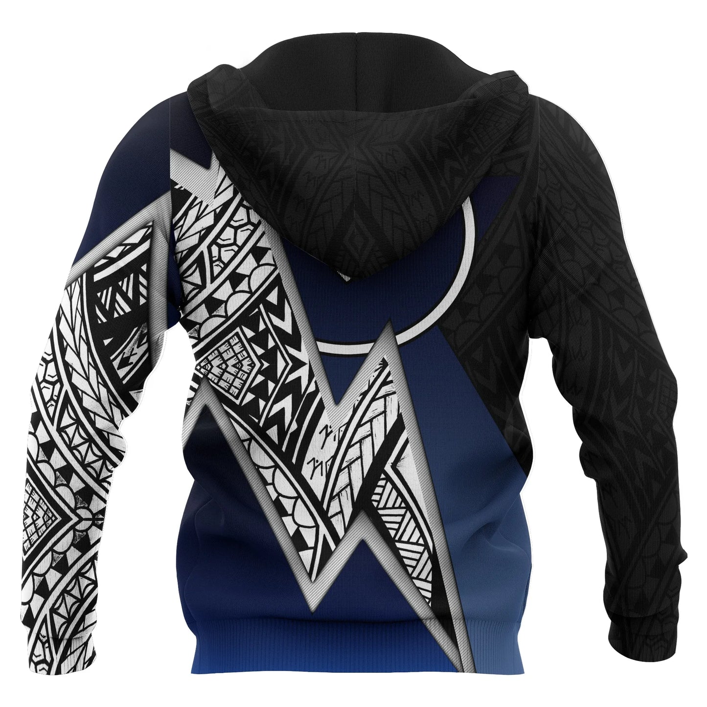 Yap Micronesian Hoodie - White Lighting Piece