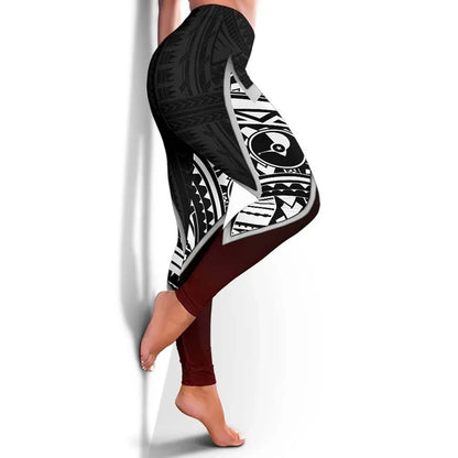 Yap Micronesian Women Legging - Lighting Piece