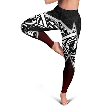 Yap Micronesian Women Legging - Lighting Piece