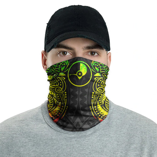 Yap Neck Gaiter - Floral Tattoo Reggae