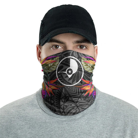 Yap Neck Gaiter - Hibiscus Polynesian Pattern