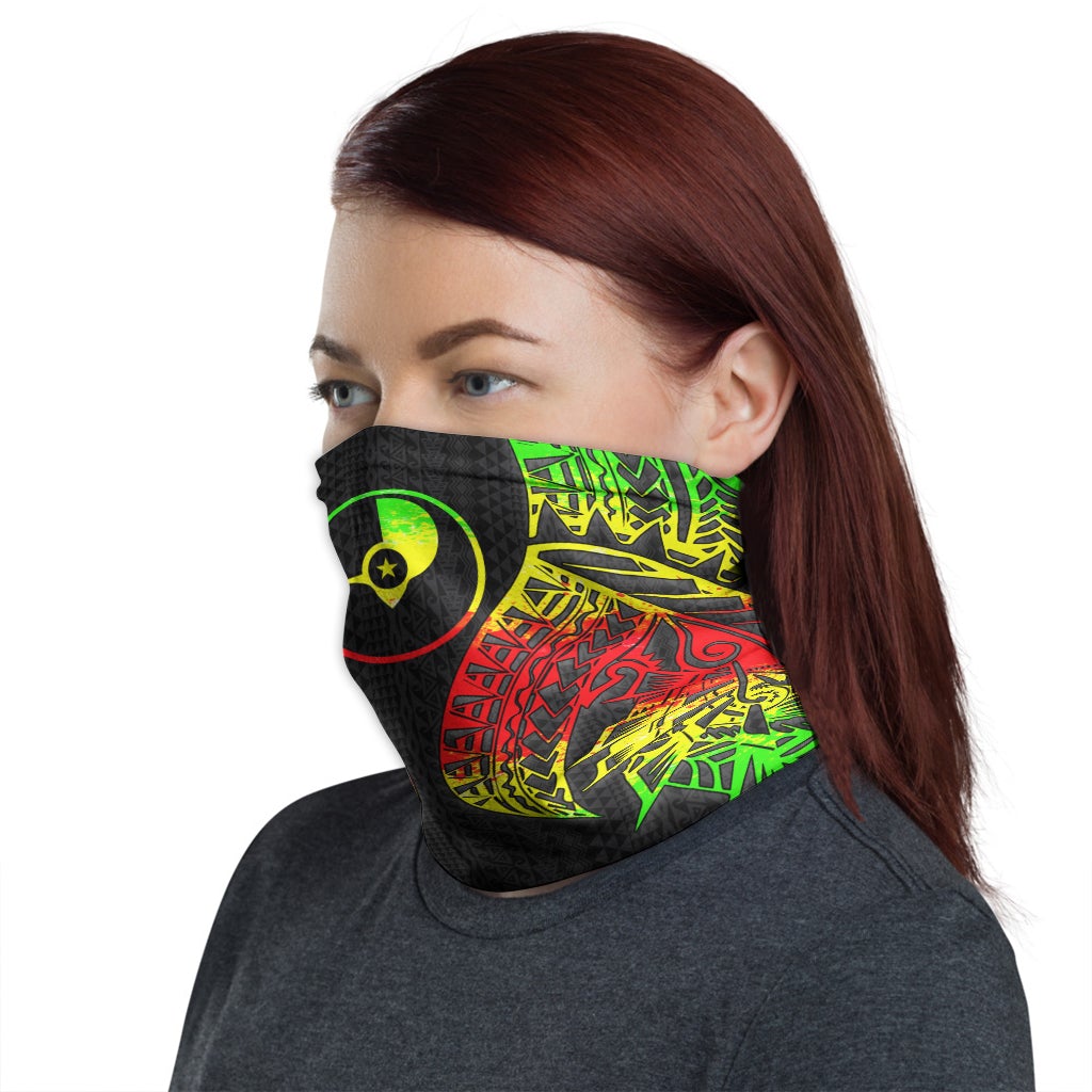 Yap Neck Gaiter - Polynesian Pattern Reggae